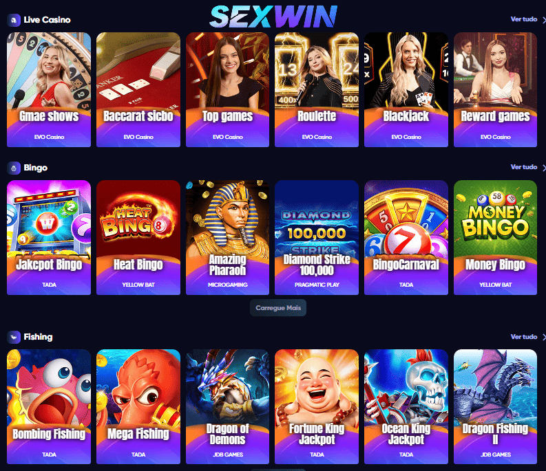 SEXWIN Jogo